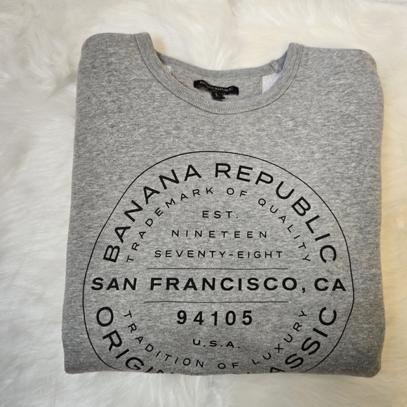 Banana Republic Other - Gray Banana Republic Graphic Sweatshirt